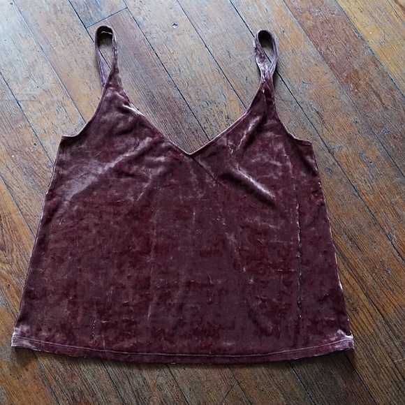 H&M Tops - H&M loose velvet tank H&M Tops - H&M loose velvet tank